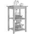 SERVIERWAGEN Holz Buche massiv Buchefarben - Buchefarben, Trend, Holz/Kunststoff (53/85/47,5cm) - Carryhome