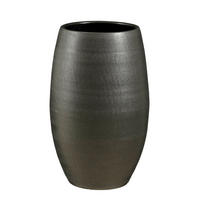 VIRÁGKASPÓ 31/50 cm  - antracit, Basics, kerámia (31/50cm)