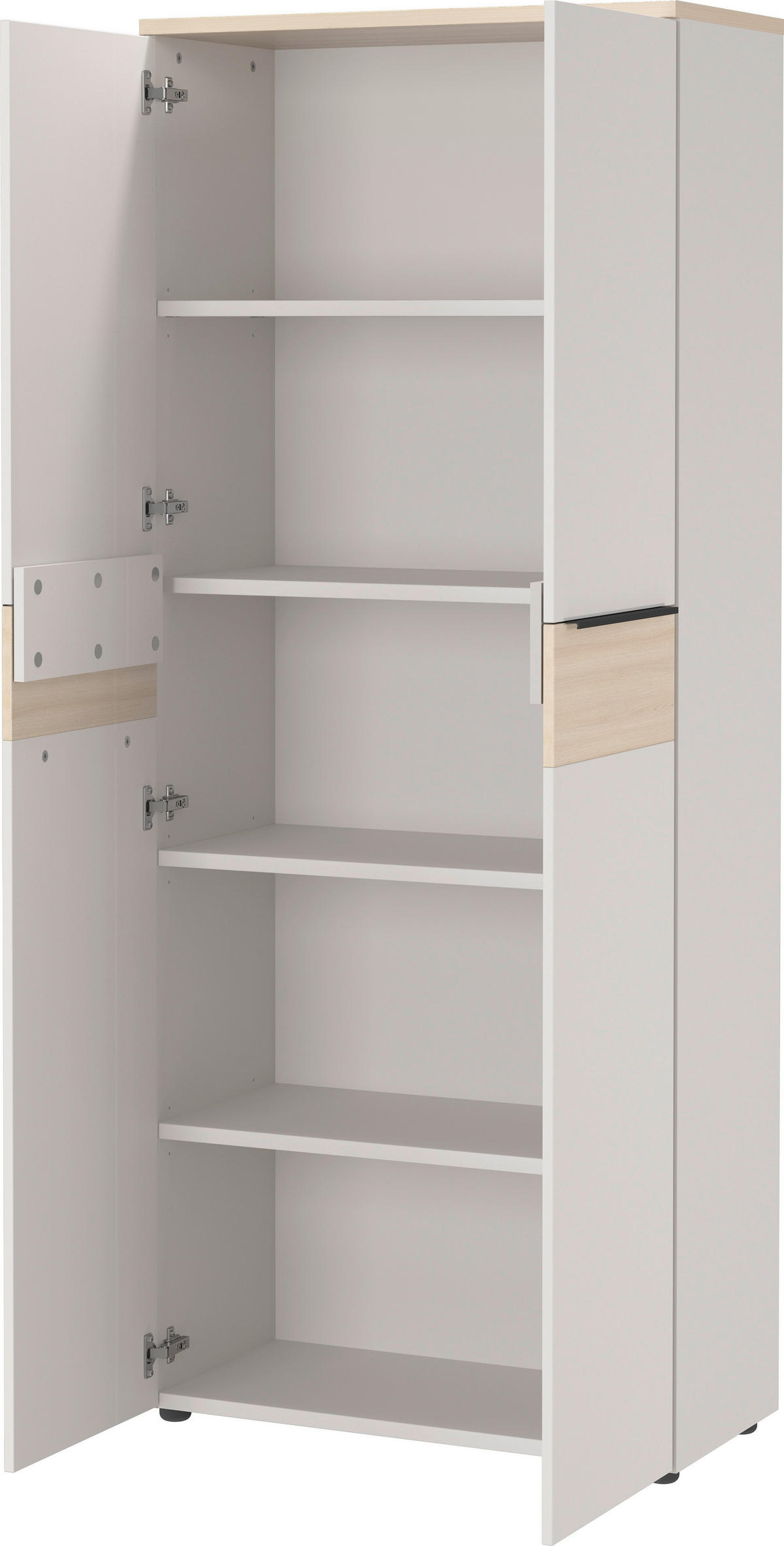 AKTENSCHRANK 80/197/40 cm  - Kaschmir/Eichefarben, Design, Holzwerkstoff (80/197/40cm) - Germania
