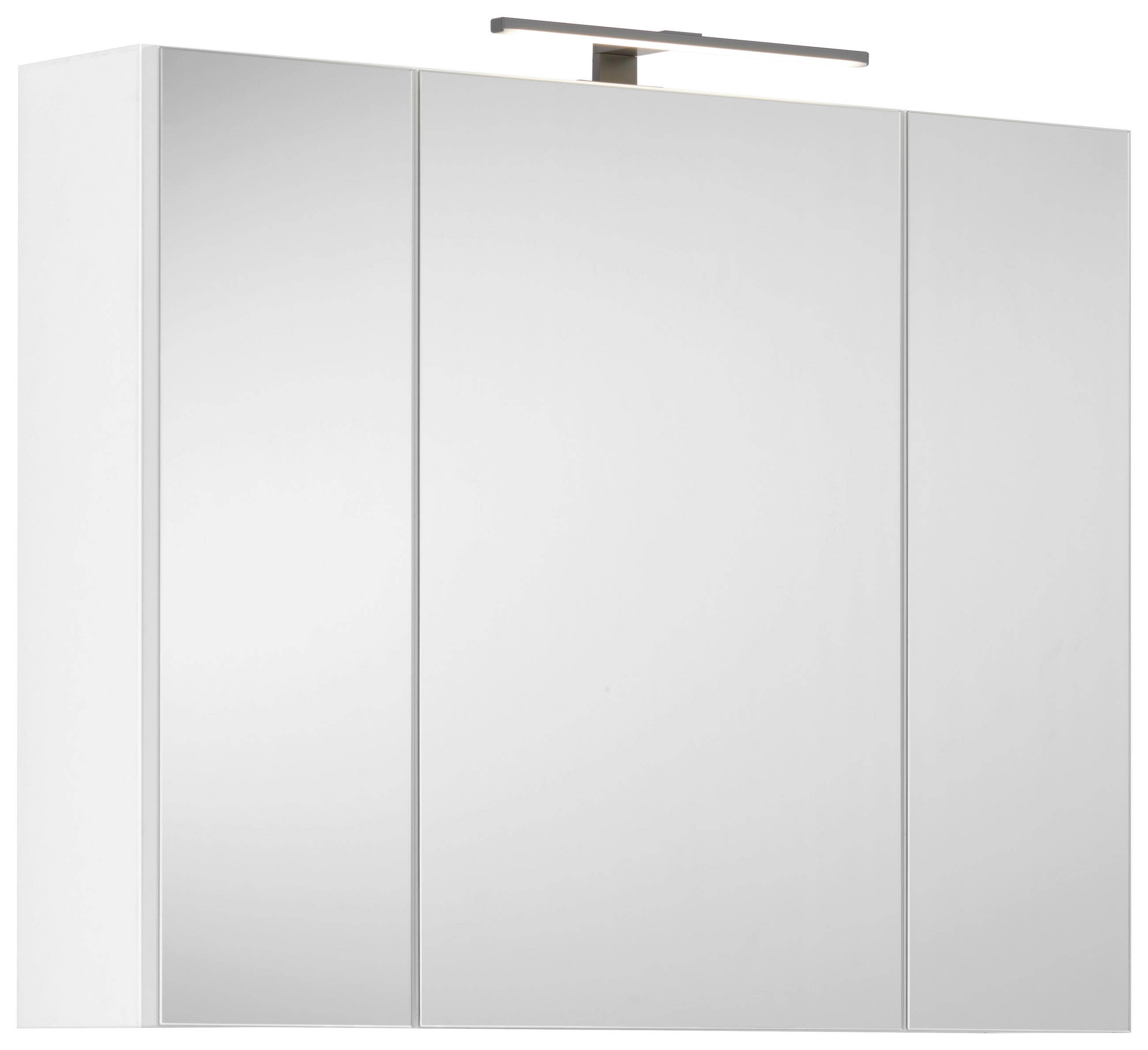 TÜKRÖS SZEKRÉNY 80/63,1/17 cm  - fehér, Design, faalapú anyag (80/63,1/17cm) - Hom`in