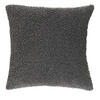 DEKORATIVNA JASTUČNICA 48/48 cm    CURLY  - antracit, Dizajnerski, tekstil (48/48cm) - Novel