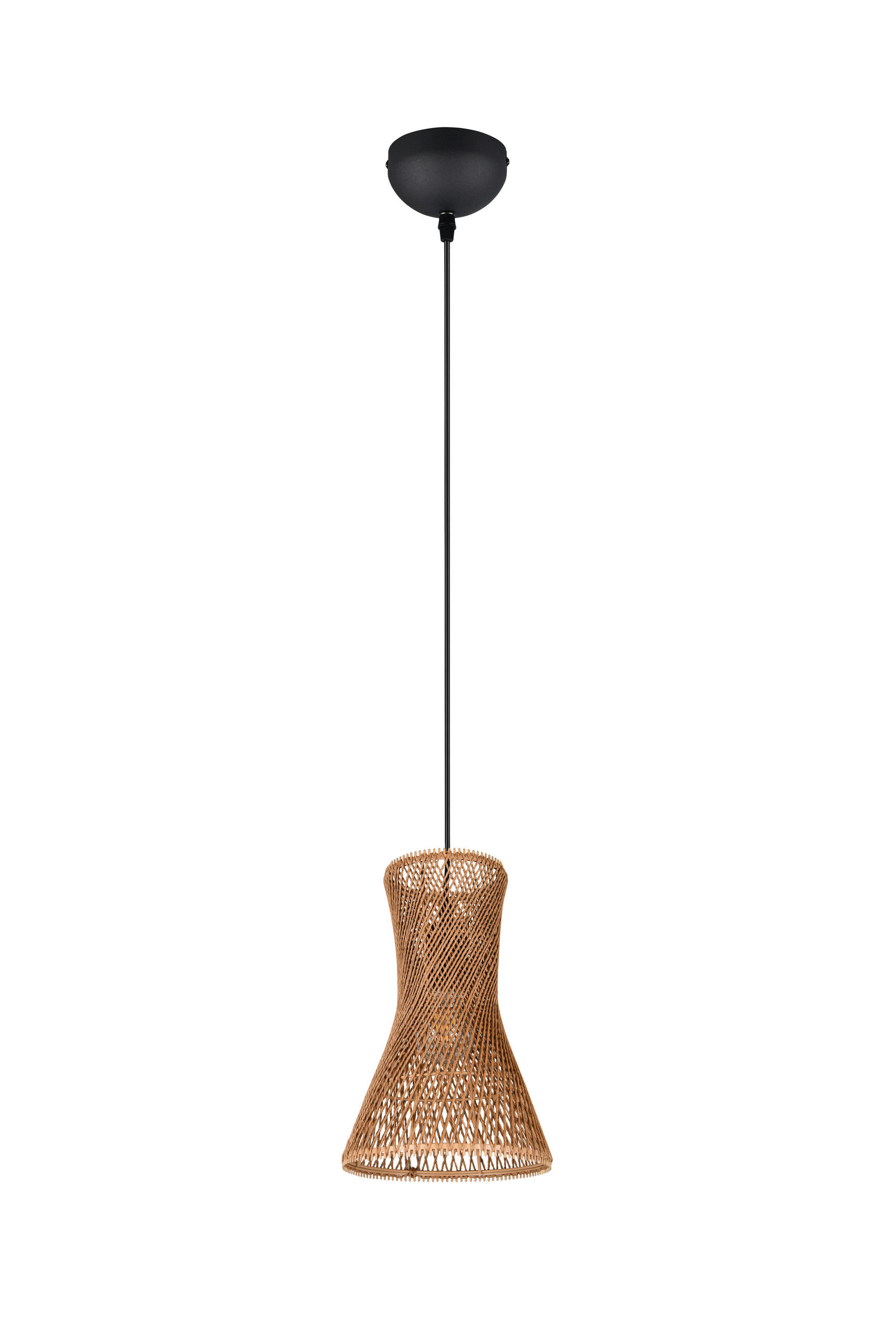 XXXLutz Hängeleuchte Braun, Schwarz 150 cm