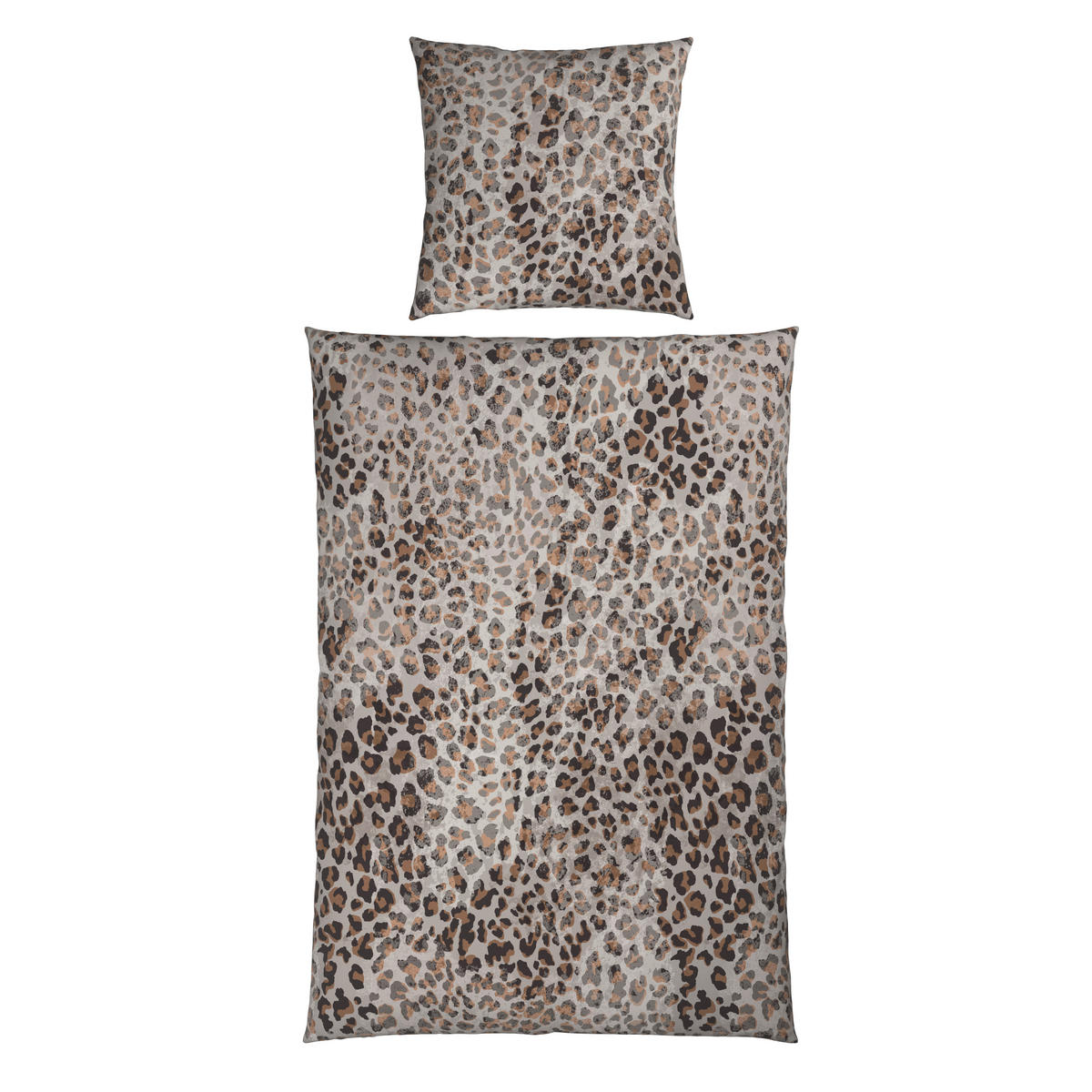 BETTWÄSCHE Flanell 135/200 cm  - Braun, Textil (135/200cm) - Dieter Knoll