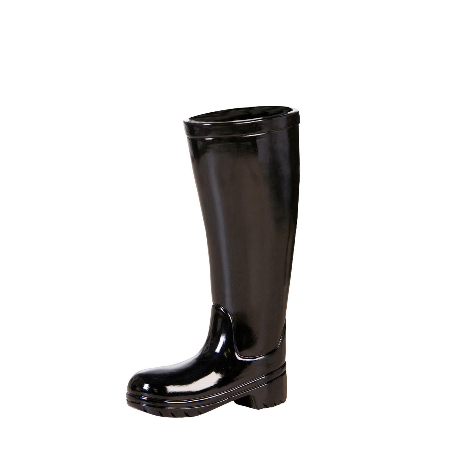 SCHIRMSTÄNDER Keramik Schwarz Hochglanz  - Schwarz Hochglanz, Basics, Keramik (26/45/11cm)