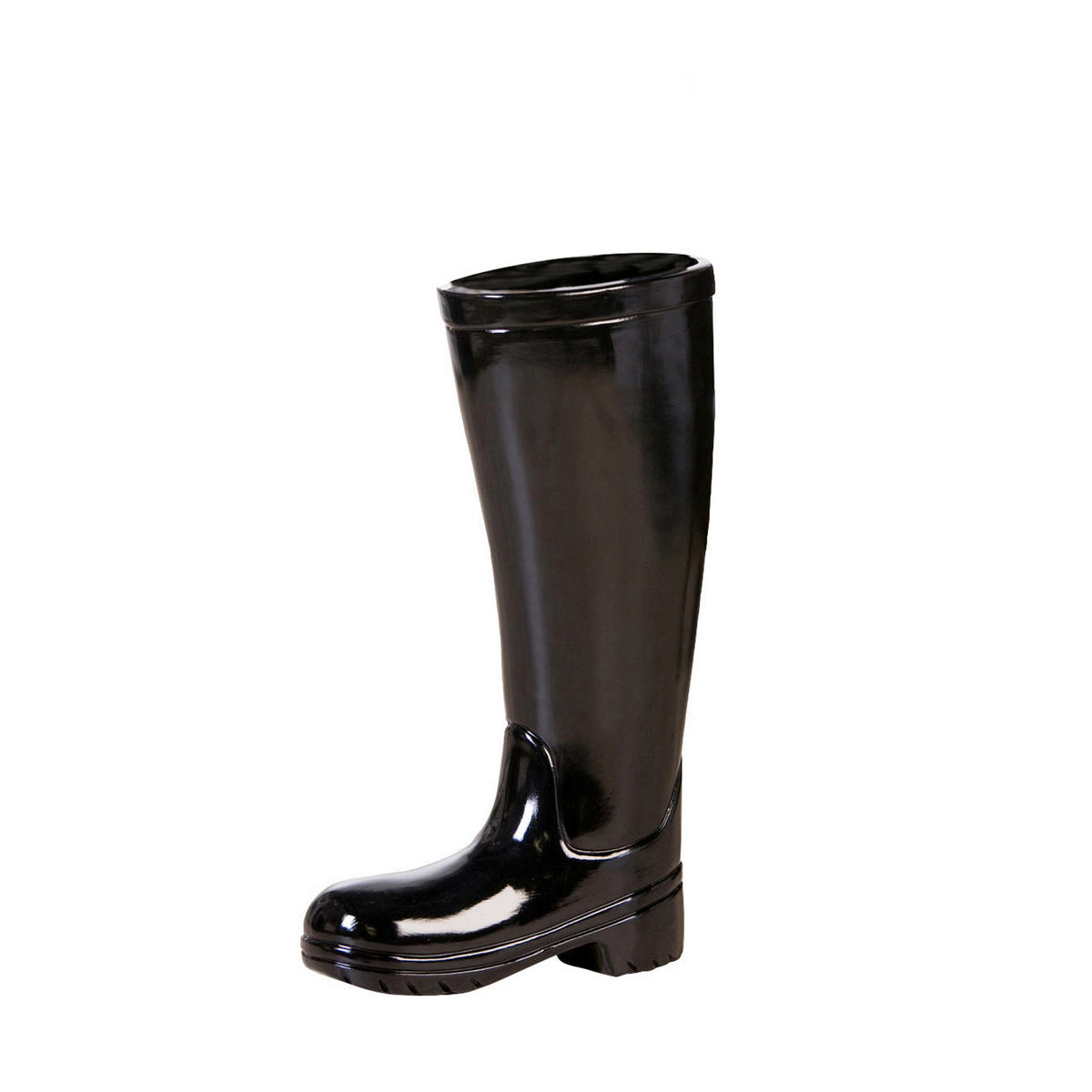 SCHIRMSTÄNDER Keramik Schwarz Hochglanz  - Schwarz Hochglanz, Basics, Keramik (26/45/11cm)