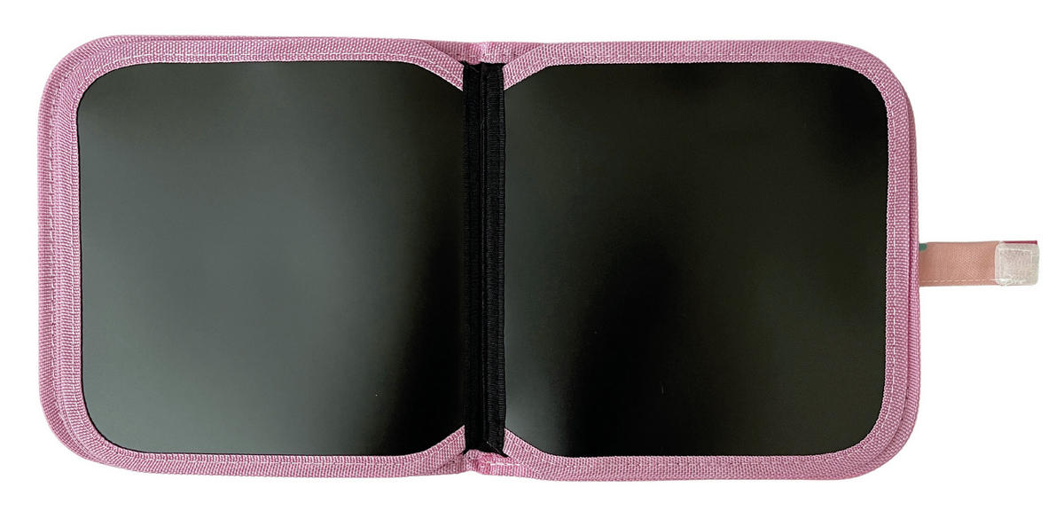 KREIDEMALBUCH-SET EINHÖRNER - Rosa, Trend (21/2/21cm)