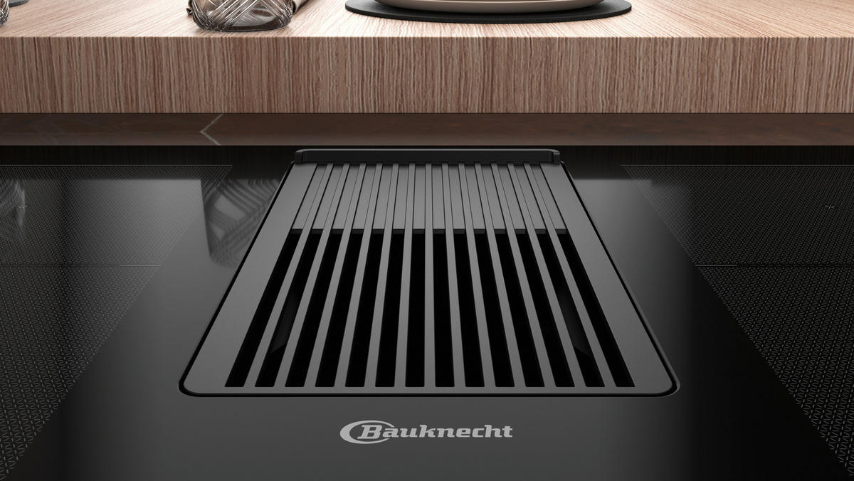 KOCHFELD-DUNSTABZUG-KOMBI BVH 92 2B K/1  - Schwarz, Basics, Glas/Metall (83/4,9/51,5cm) - Bauknecht