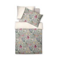 ÁGYNEMŰHUZAT-GARNITÚRA 140/200 cm  - szeder/olívazöld, Basics, textil (140/200cm) - Fleuresse