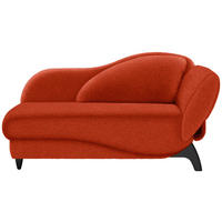 LIEGE  in Webstoff Rostfarben  - Rostfarben/Schwarz, MODERN, Holz/Textil (171-190/87/84cm) - Joka