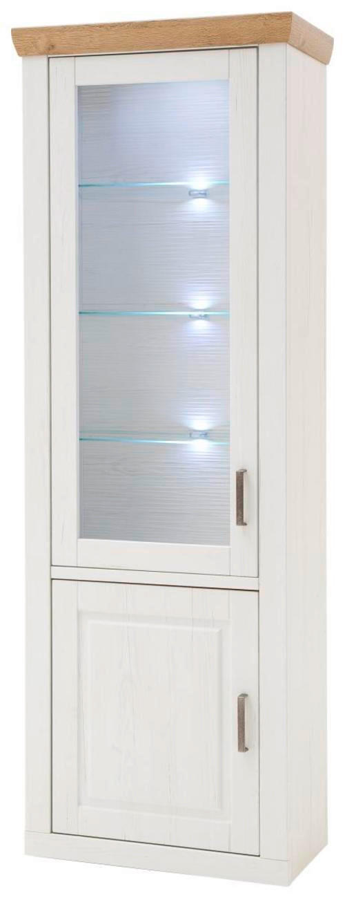 Livetastic VITRÍNA, farba duba, farba pínie, 73/210/40 cm