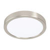 STROPNÍ LED SVÍTIDLO, 21/2,8 cm  - bílá/barvy niklu, Basics, kov/plast (21/2,8cm) - Xora