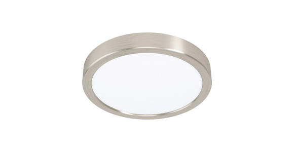 LED-DECKENLEUCHTE 21/2,8 cm   - Weiß/Nickelfarben, Basics, Kunststoff/Metall (21/2,8cm) - Novel