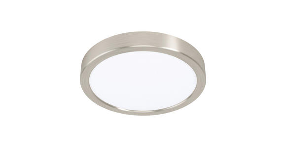 LED-DECKENLEUCHTE 21/2,8 cm - Weiß/Nickelfarben, Basics, Kunststoff/Metall (21/2,8cm) - Novel