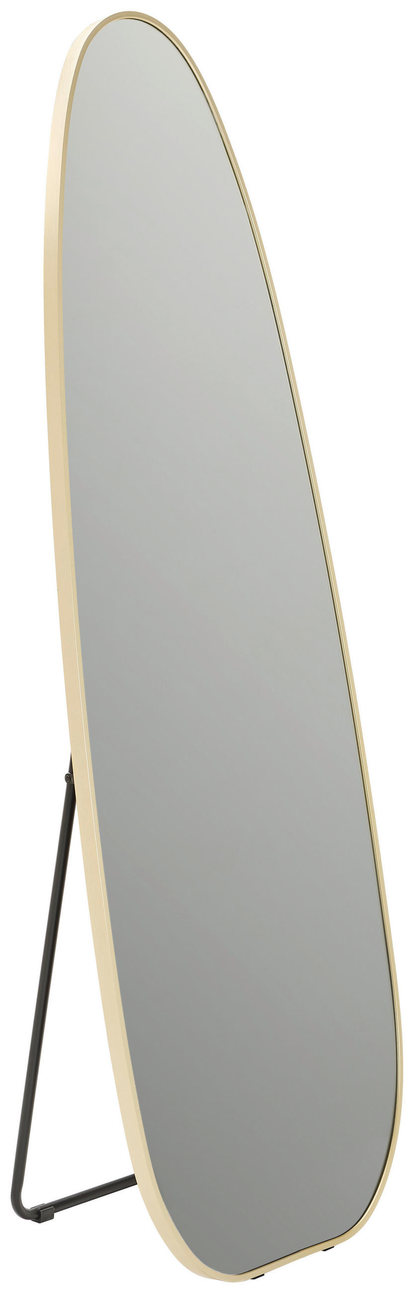 STANDSPIEGEL 56/166/4,5 cm  - Goldfarben, Design, Glas/Holzwerkstoff (56/166/4,5cm) - Novel