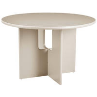 ESSTISCH 120/120/76 cm Nachbildung  Holzwerkstoff rund Greige  - Greige, Design, Holzwerkstoff (120/120/76cm) - Carryhome