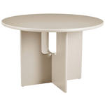 ESSTISCH 120/120/76 cm Nachbildung  Holzwerkstoff rund Greige  - Greige, Design, Holzwerkstoff (120/120/76cm) - Carryhome