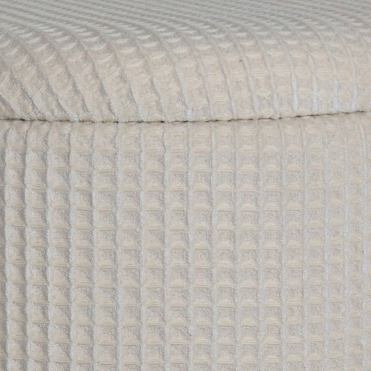 HOCKER Creme  - Creme, Design, Textil (40/45/40cm) - MID.YOU