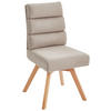 STUHL  - Taupe/Naturfarben, MODERN, Holz/Textil (45/88/62cm) - Livetastic