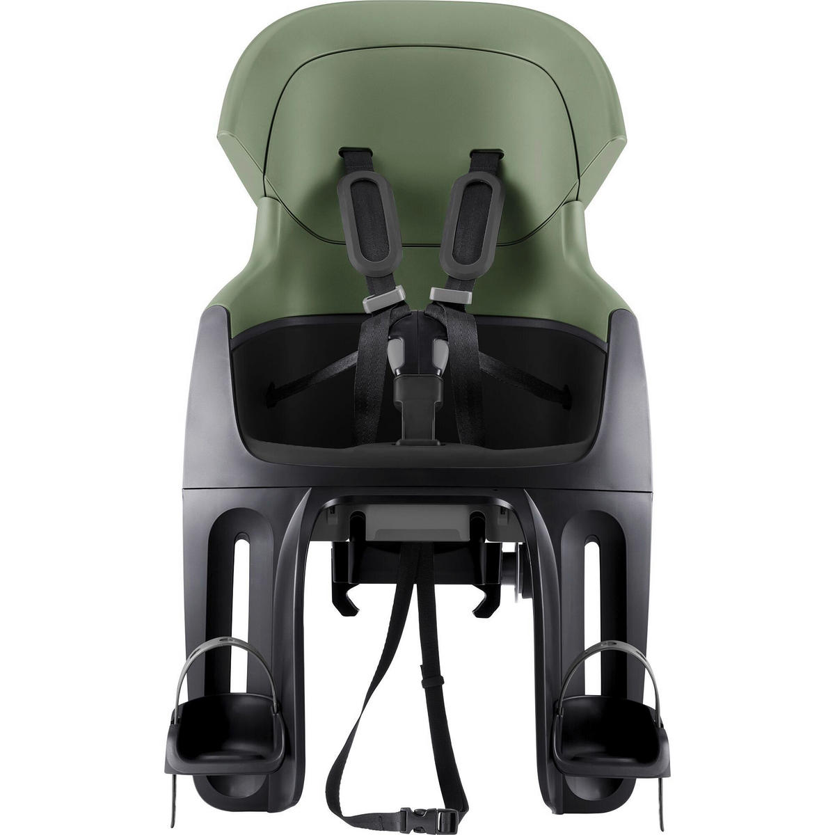 FAHRRADKINDERSITZ - Graublau/Olivgrün, Basics, Kunststoff/Textil (44/79/39,5cm) - Britax Römer