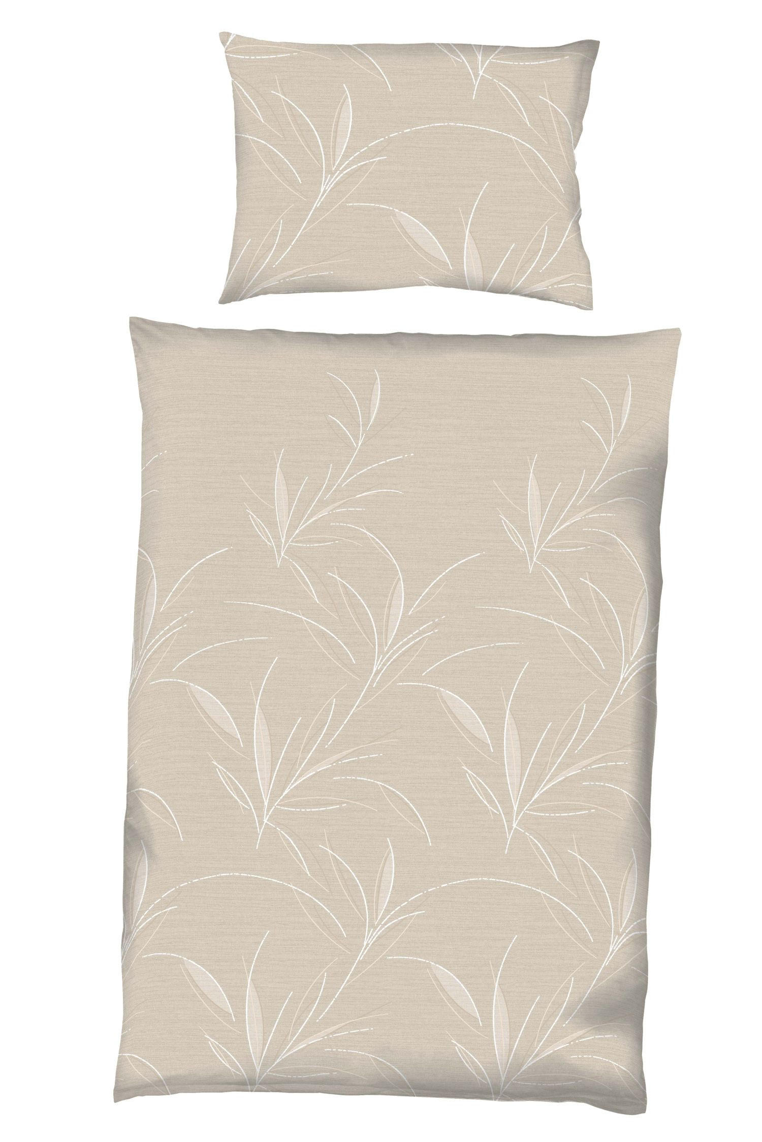 BETTWÄSCHE Organic Makosatin 140/200 cm  - Naturfarben, Basics, Textil (140/200cm) - Kaeppel