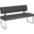 SEDACÍ LAVICE, kov, kůže, šedá, barvy nerez oceli - šedá/bílá, Design, kov/kůže (160/85/60cm) - Dieter Knoll SEDACÍ LAVICE, kov, kůže, šedá, barvy nerez oceli - šedá/bílá, Design, kov/kůže (160/85/60cm) - Dieter Knoll