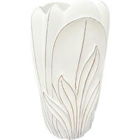 VAZA  29/48 cm    plastika  - bijela/smeđa, Basics, plastika (29/48cm) - Ambia Home