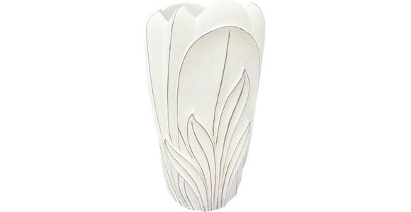 VASE 48 cm  - Braun/Weiß, Basics, Kunststoff (29/48cm) - Ambia Home