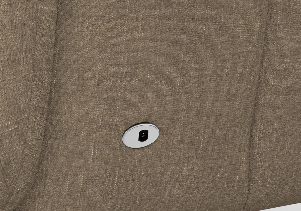 RELAXSESSEL Textil Hellbraun  - Hellbraun/Eichefarben, Konventionell, Holzwerkstoff/Textil (75/112/82cm) - Sit & More