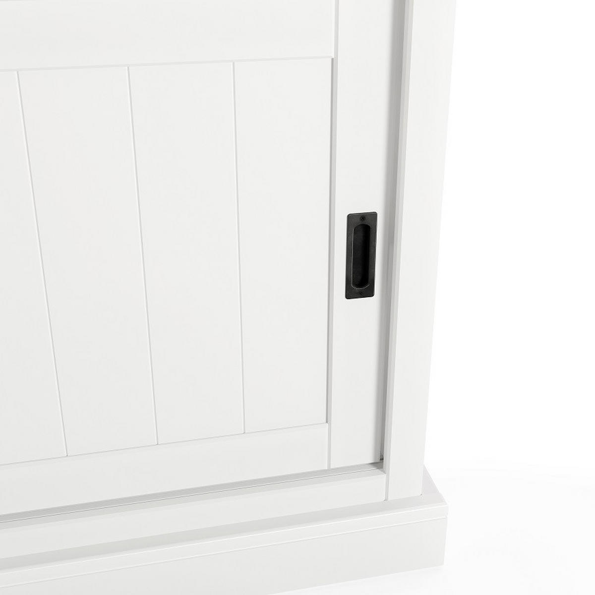 SIDEBOARD  in 121/85/45 cm  - Schwarz/Weiß, Design, Holz/Holzwerkstoff (121/85/45cm) - Livetastic