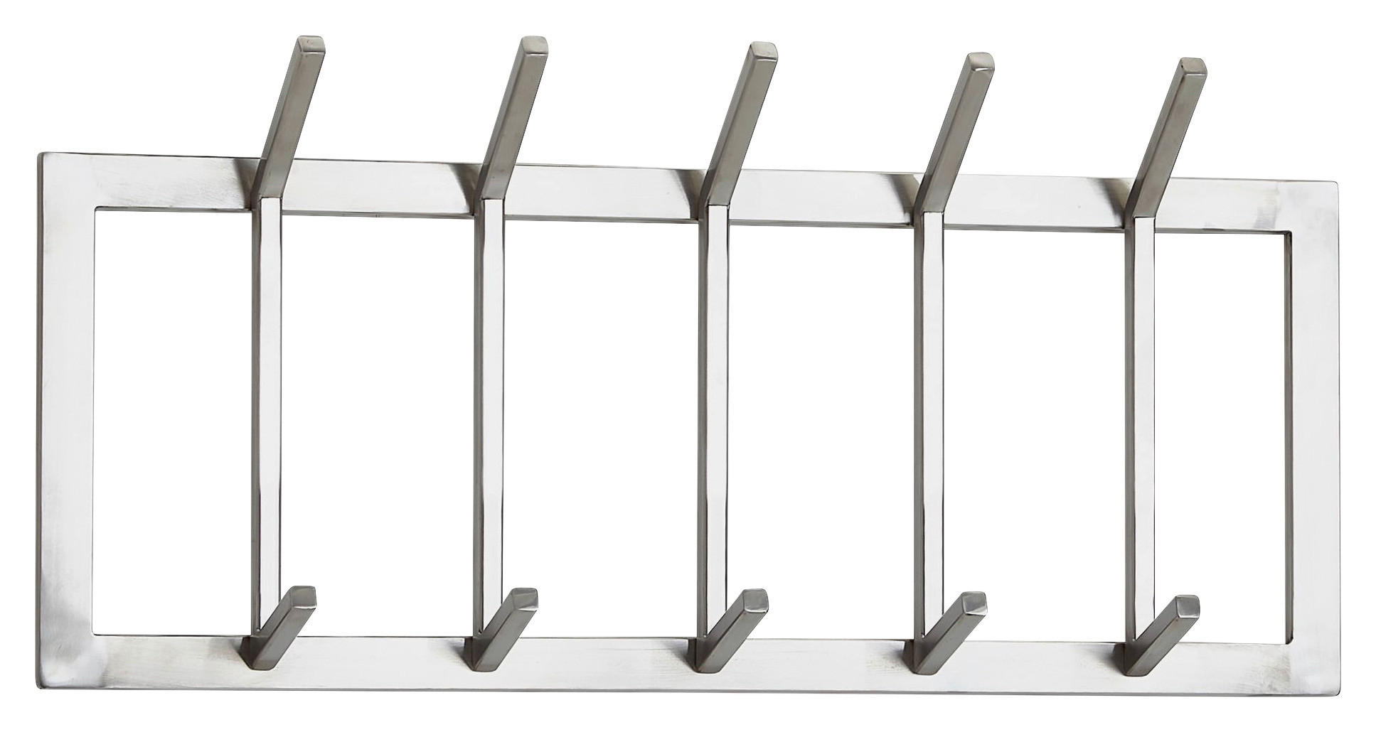 WANDGARDEROBE in Silberfarben - Silberfarben, MODERN, Metall (65/30/10cm) - MID.YOU