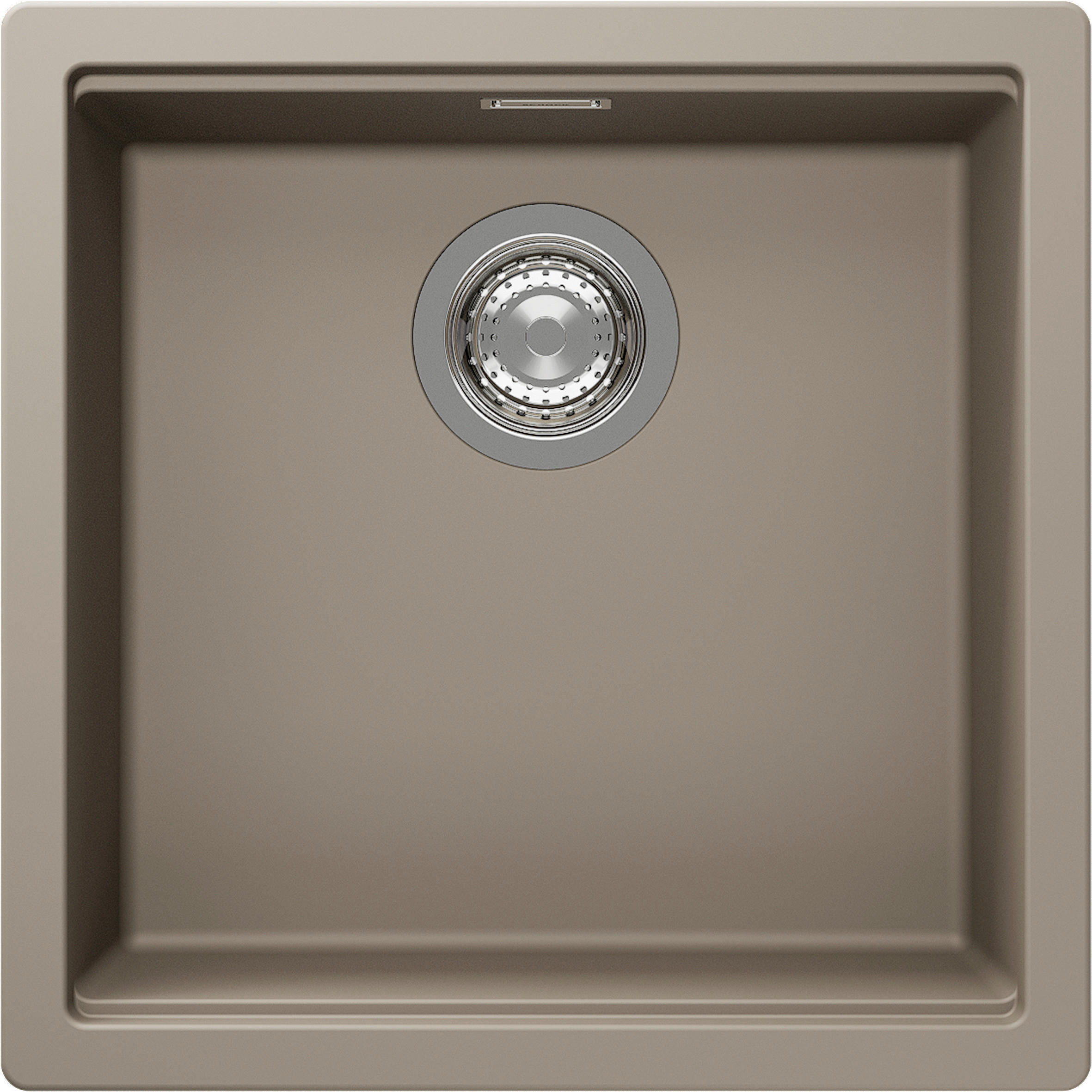 SPÜLE KIRN100UTWI  - Beige, Basics, Stein (45,6/28,9/45,6cm) - Schock