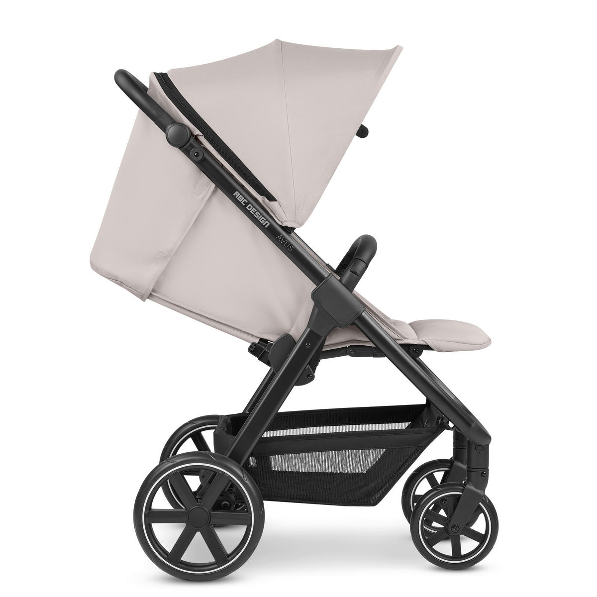 BUGGY AVUS  - Schwarz/Grau, Basics, Textil/Metall (46,5/23,5/72cm) - ABC Design