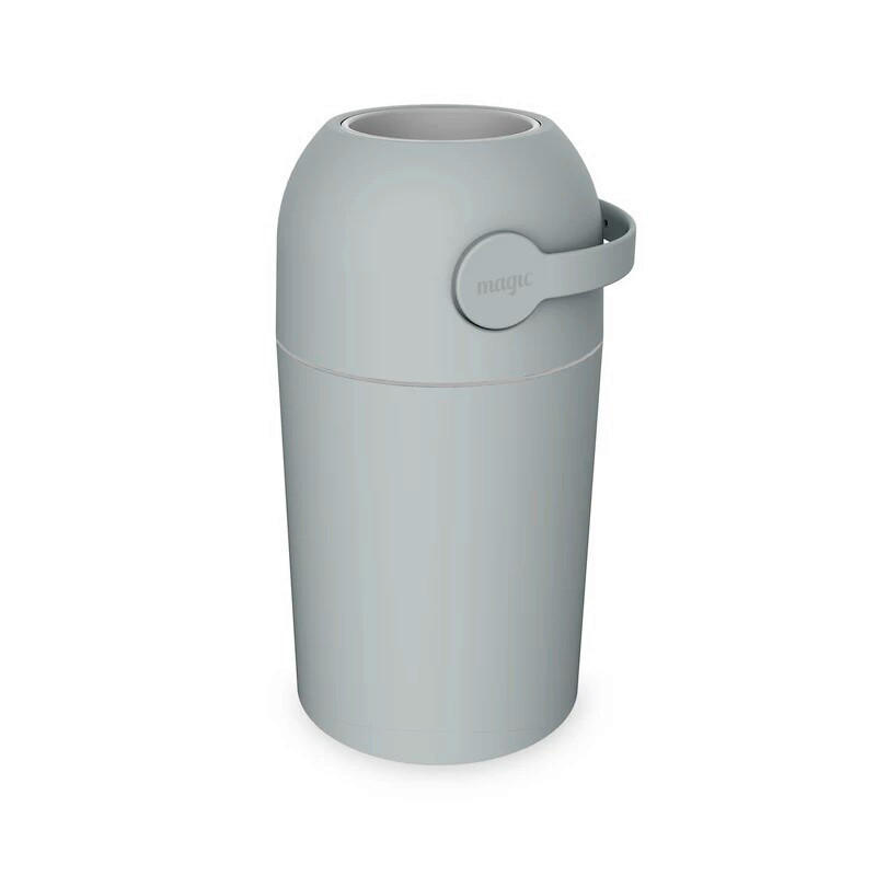 KOŠ ZA PELENE  Majestic  - svijetlo siva, Basics, plastika (24/24/45cm) - MAGIC