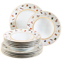 TAFELSERVICE Weiß CHRISTMAS TOYS 12-teilig  - Weiß, KONVENTIONELL, Keramik - X-Mas