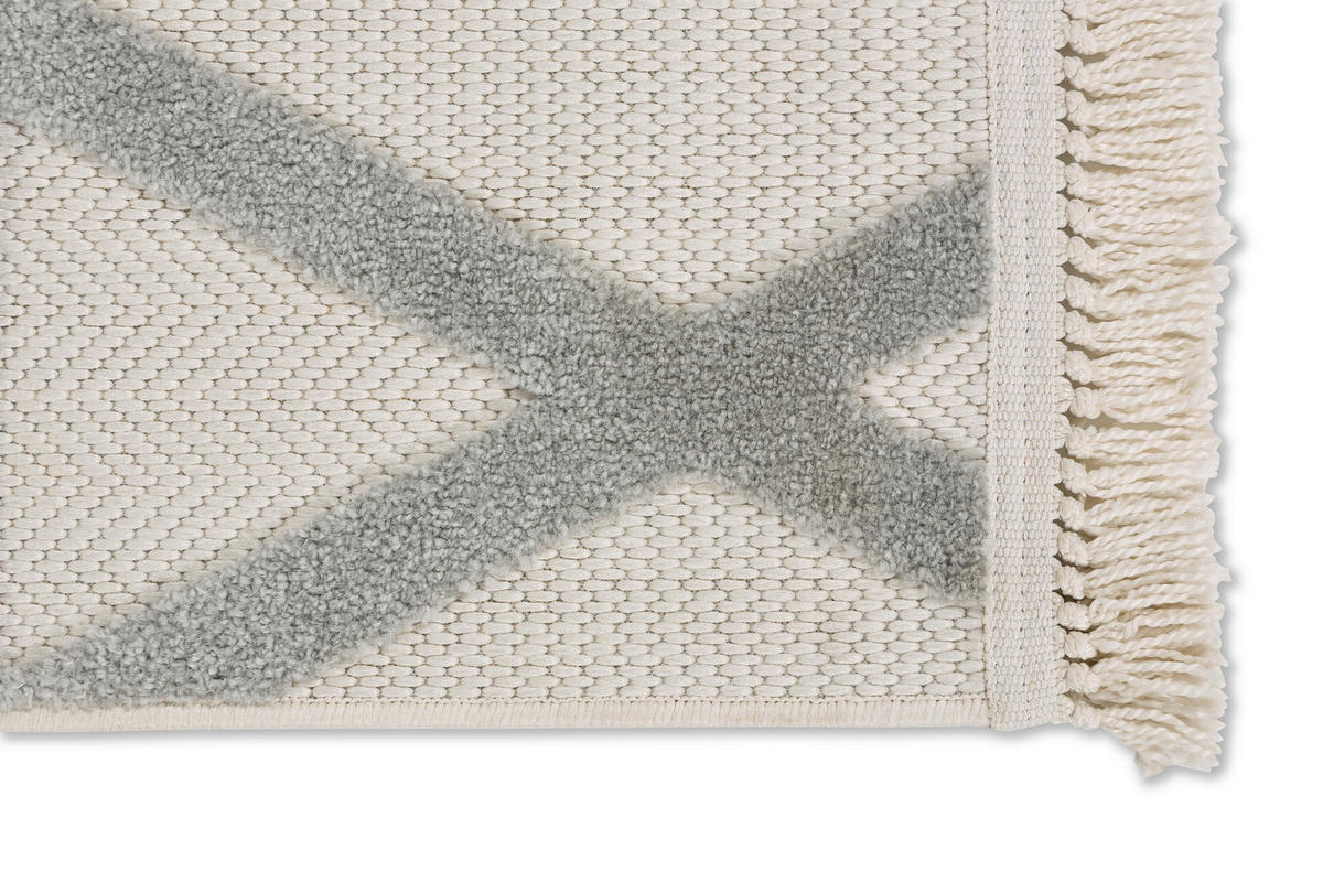 WEBTEPPICH 80/150 cm Summer Grau  - Grau, Basics, Kunststoff/Textil (80/150cm) - Schöner Wohnen