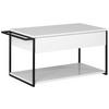 WASCHTISCHUNTERSCHRANK  - Schwarz/Weiß, MODERN, Holzwerkstoff/Metall (87,5/43,5/47,5cm) - MID.YOU