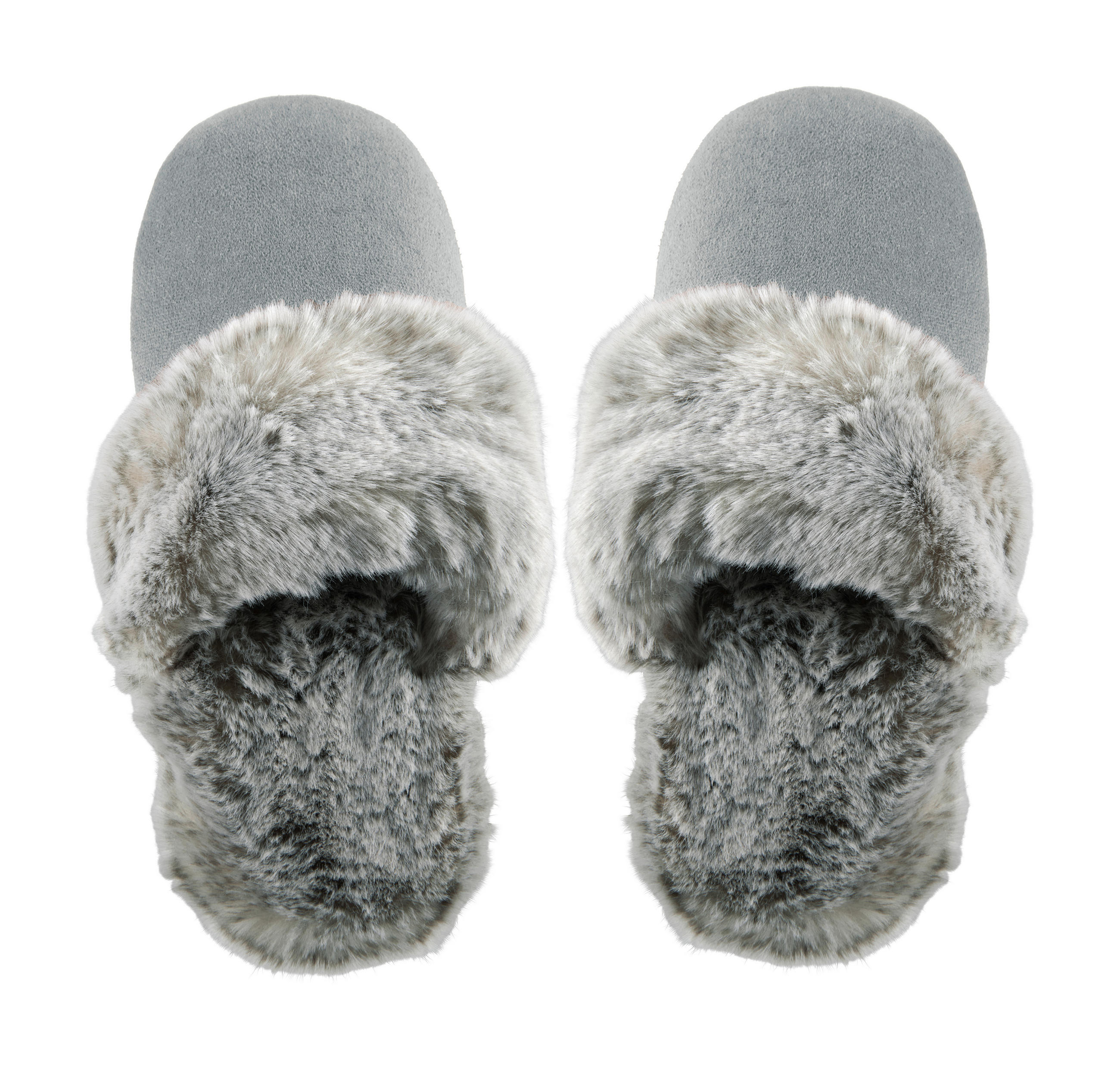HAUSSCHUHE Slipper Silberfarben  - Silberfarben, KONVENTIONELL, Textil - Ambiente
