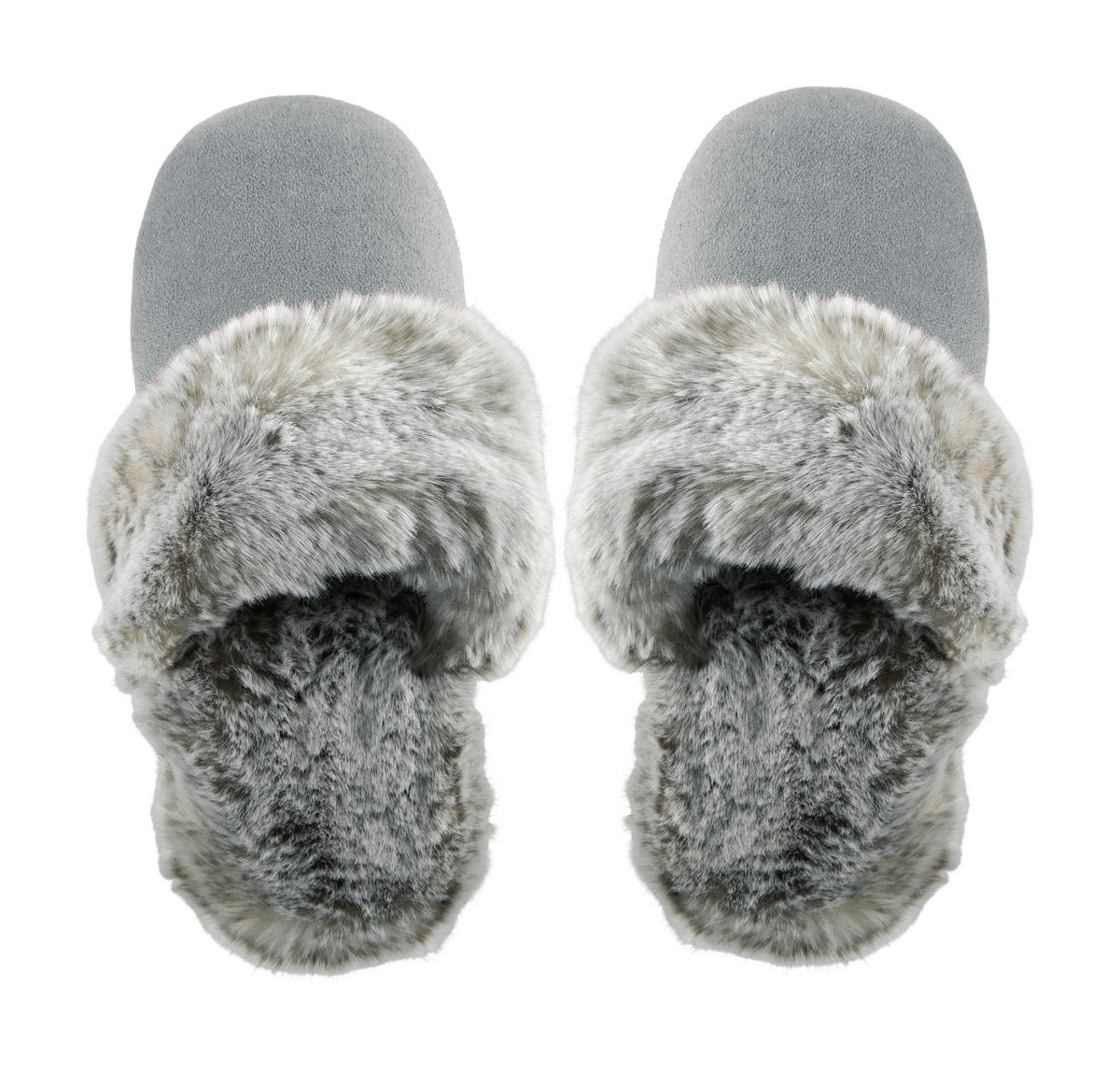 HAUSSCHUHE Slipper Silberfarben  - Silberfarben, KONVENTIONELL, Textil - Ambiente