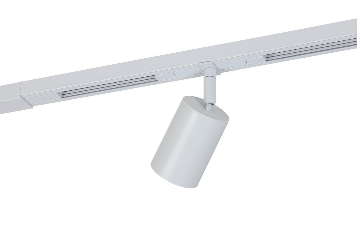 SCHIENENSYSTEM 120/5,5/14 cm  - Weiß, Trend, Kunststoff/Metall (120/5,5/14cm) - Collett's Monde