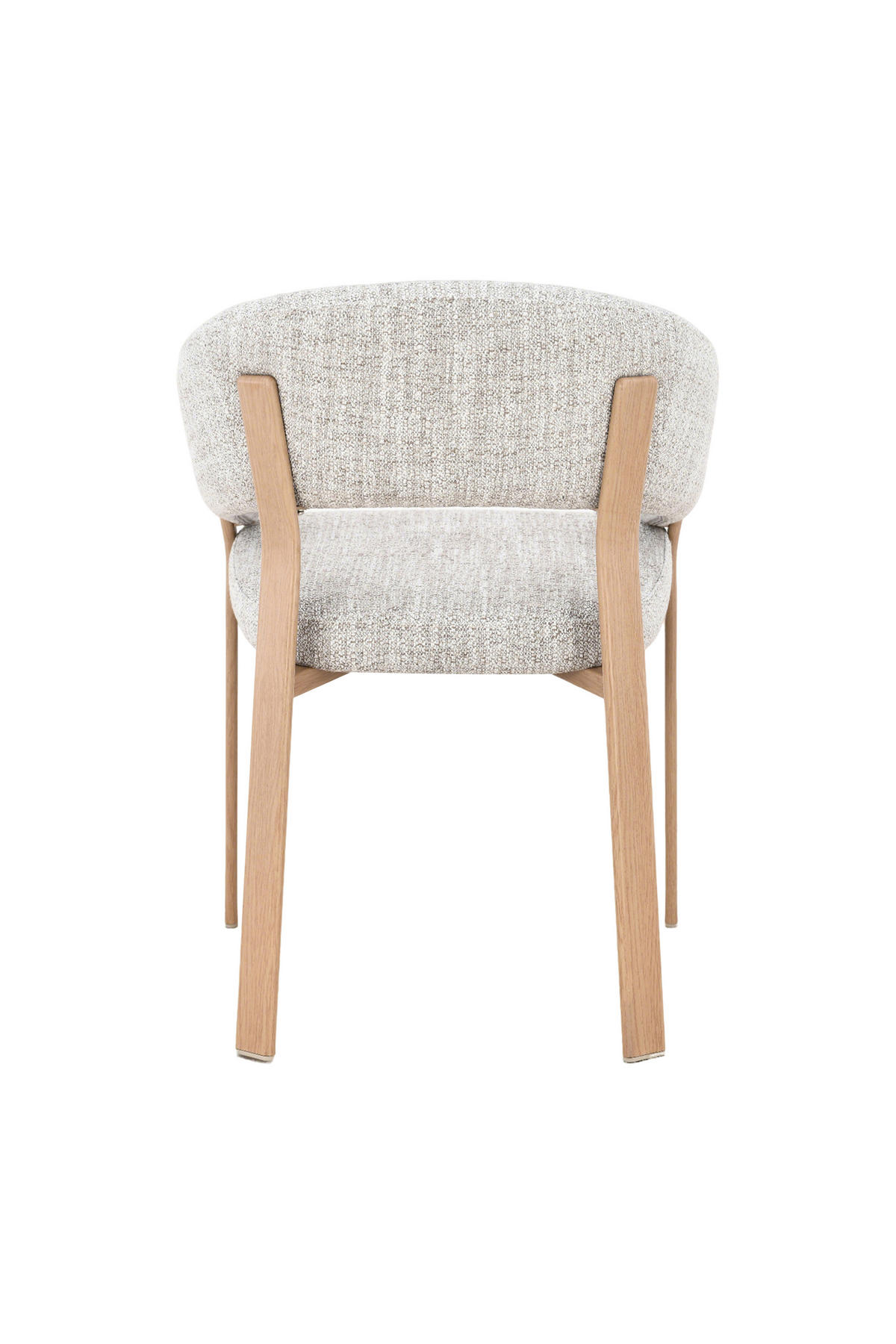 ARMLEHNSTUHL   Leinenoptik  Taupe, Eichefarben, Beige  - Taupe/Eichefarben, Design, Textil/Metall (57/79,5/61cm) - Xora