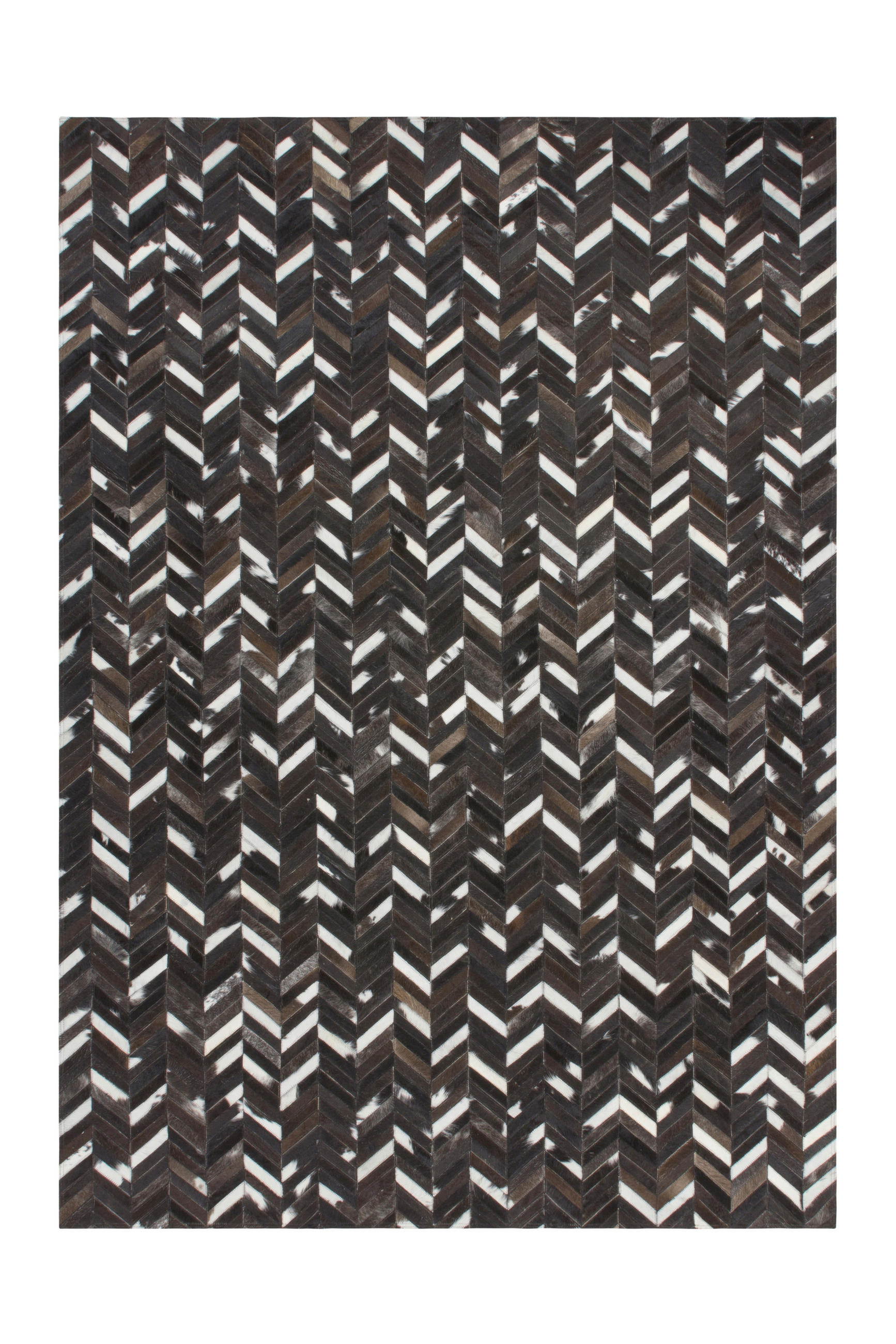 KOŽNI TEPIH 90/160 cm   smeđa  Patchwork  - smeđa, Natur, koža/tekstil (90/160cm)