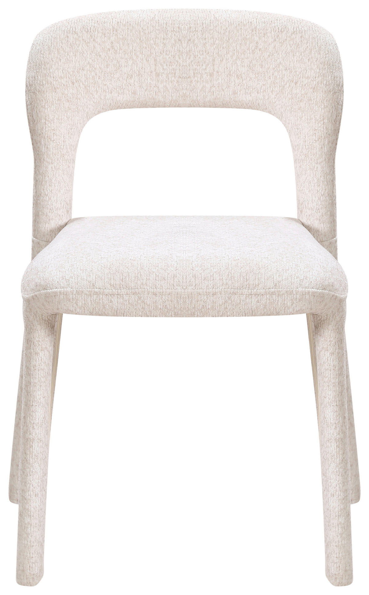 STUHL   Chenille  Beige  - Beige, MODERN, Textil/Metall (47/76/57cm) - Carryhome