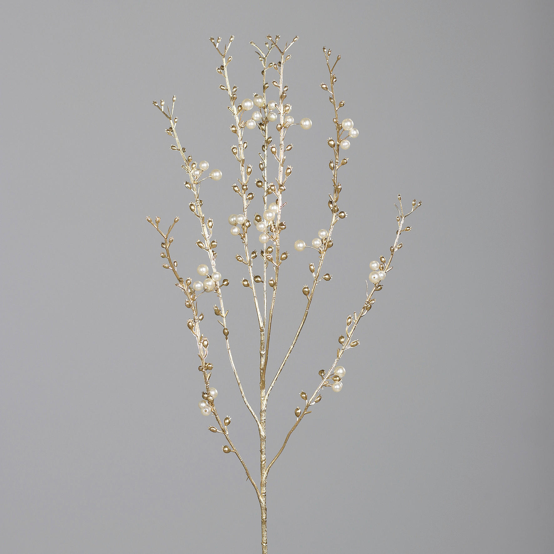 KUNSTPFLANZE - Goldfarben, LIFESTYLE, Kunststoff (80cm) - X-Mas