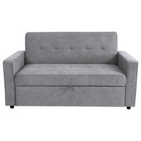SCHLAFSOFA Flachgewebe Grau  - Grau, Trend, Textil (162/90/89cm) - Livetastic