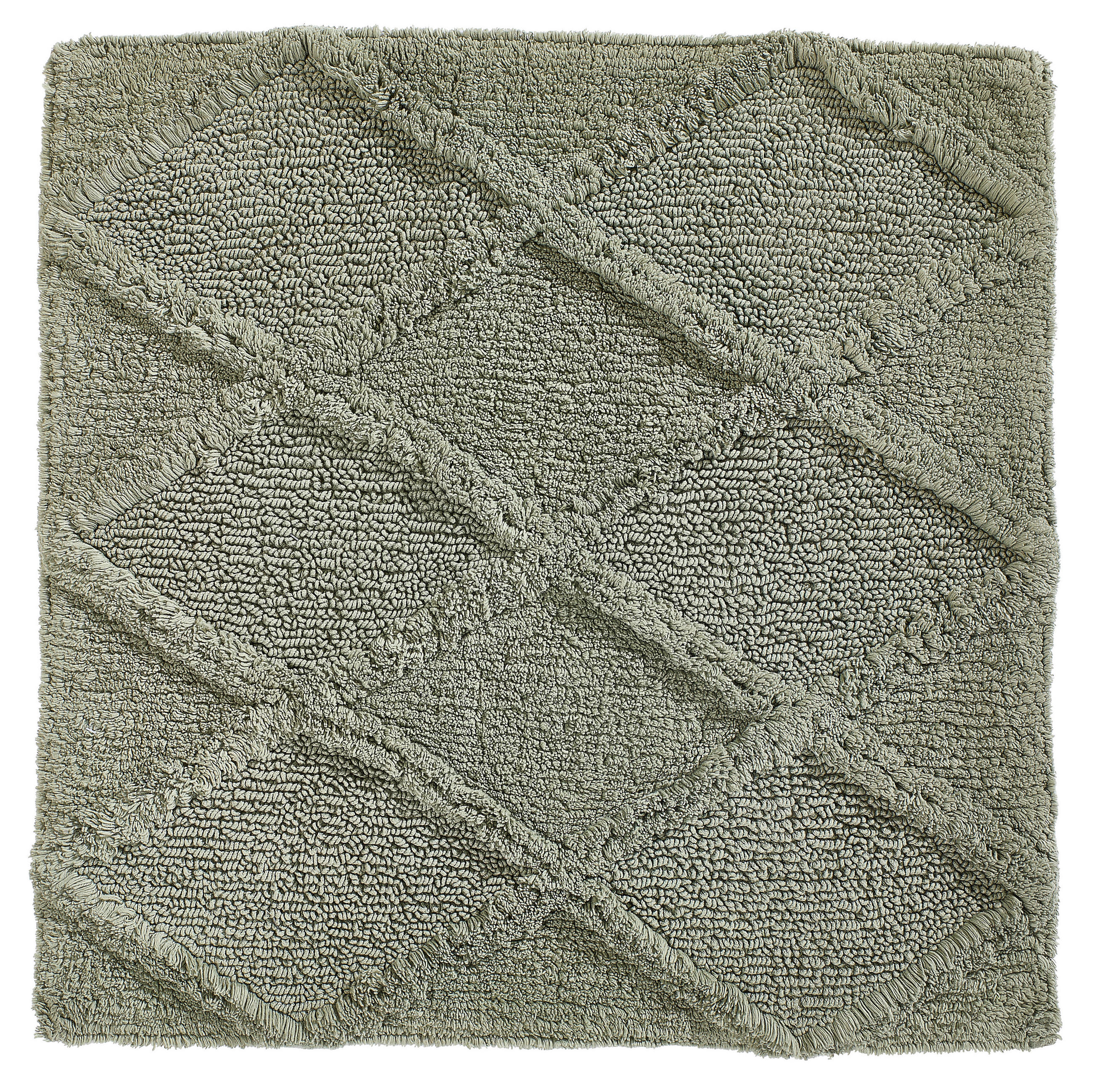 BADEMATTE Grün 60/60 cm  - Grün, Textil (60/60cm) - Esposa