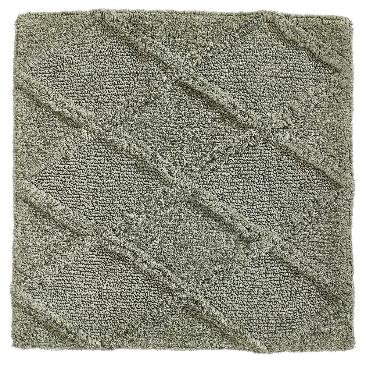 BADEMATTE Grün 60/60 cm  - Grün, Textil (60/60cm) - Esposa