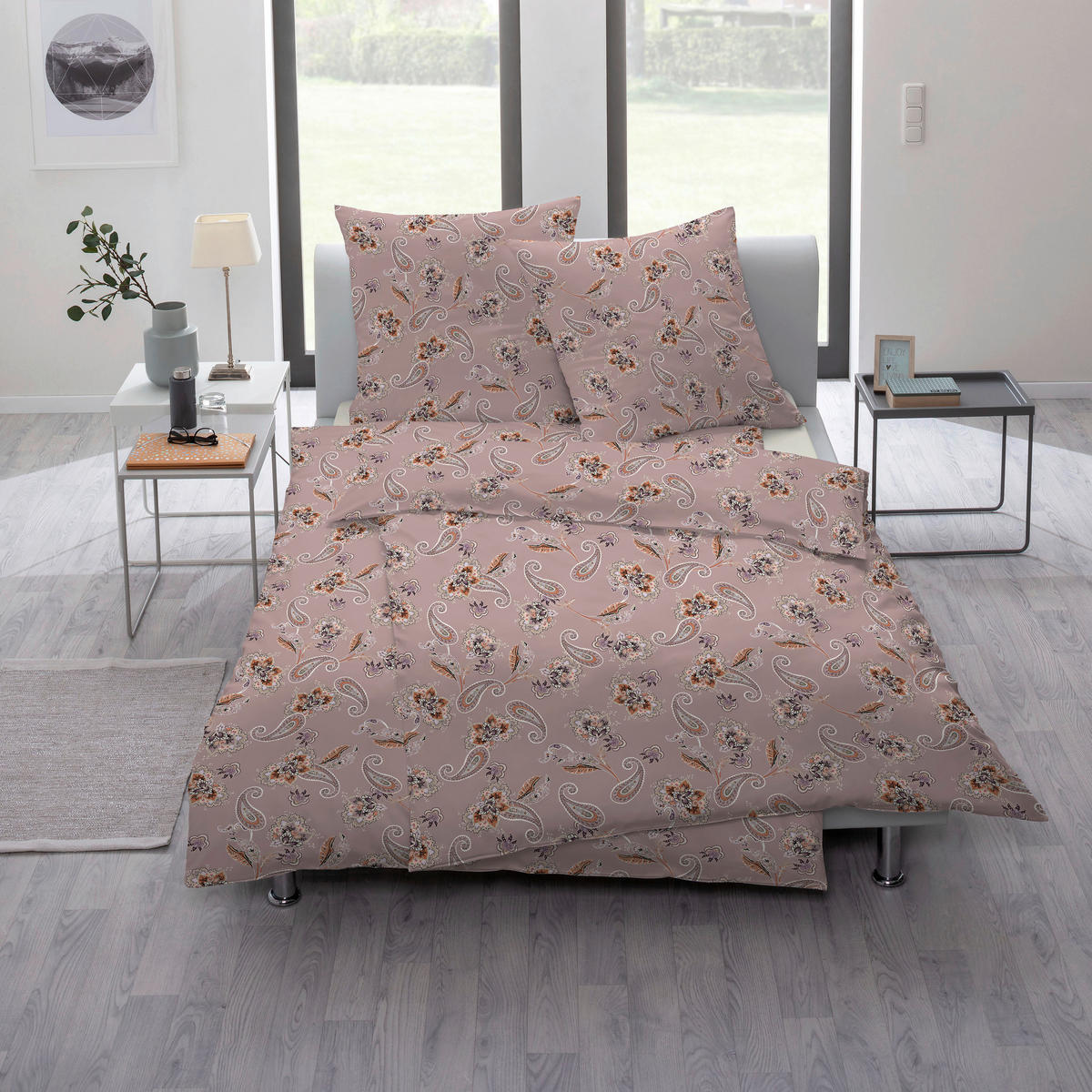 BETTWÄSCHE Atelier Flanell 135/200 cm  - Rosa, Design, Textil (135/200cm) - Estella
