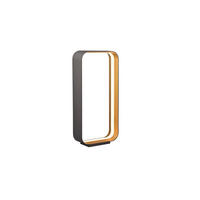 LED-TISCHLEUCHTE Cizione 30/61/10 cm  - Goldfarben/Schwarz, Design, Metall (30/61/10cm) - Trio Leuchten
