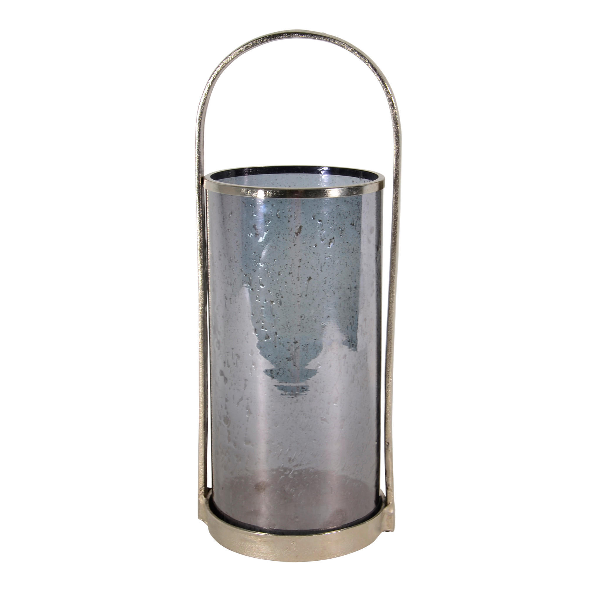 WINDLICHT Grau, Schwarz  - Schwarz/Grau, Trend, Glas/Metall (20/51/18cm)
