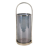 WINDLICHT - Schwarz/Grau, Trend, Glas/Metall (20/51/18cm)